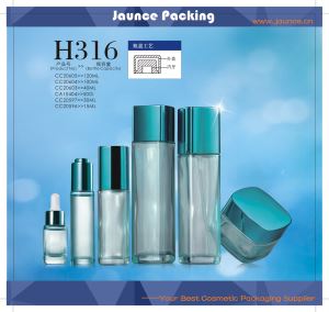 Kosmetisk glasflaske Jh-hx-h316